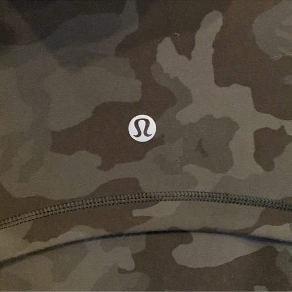 Lulu Define Hooded Jacket 14 Black Grey Camo - Picture 6 of 6